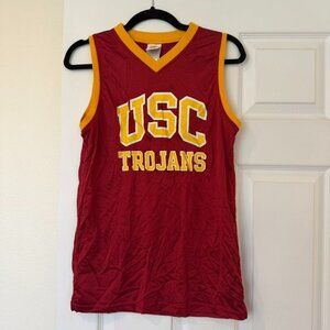 Authentic Apparel USC Trojans Sleeveless Basketball Jersey Collegiate Size Small